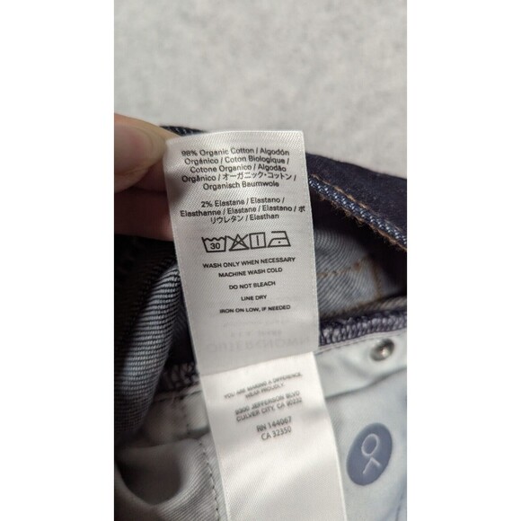 Outerknown Men Jeans 33x34 NWT SEA Ambassador Slim Fit Dark Wash Mid Rise Preppy - Picture 14 of 15